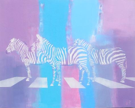 Zebras-verirrt von Bilke, Margit