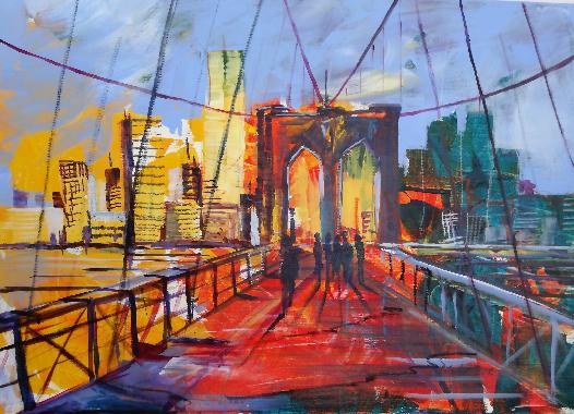 NY-Brooklyn Bridge NY-Brooklyn Bridge von Hilscher, Sabine