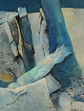 Felsen blau I Felsen blau I von Dietz, Dagmar