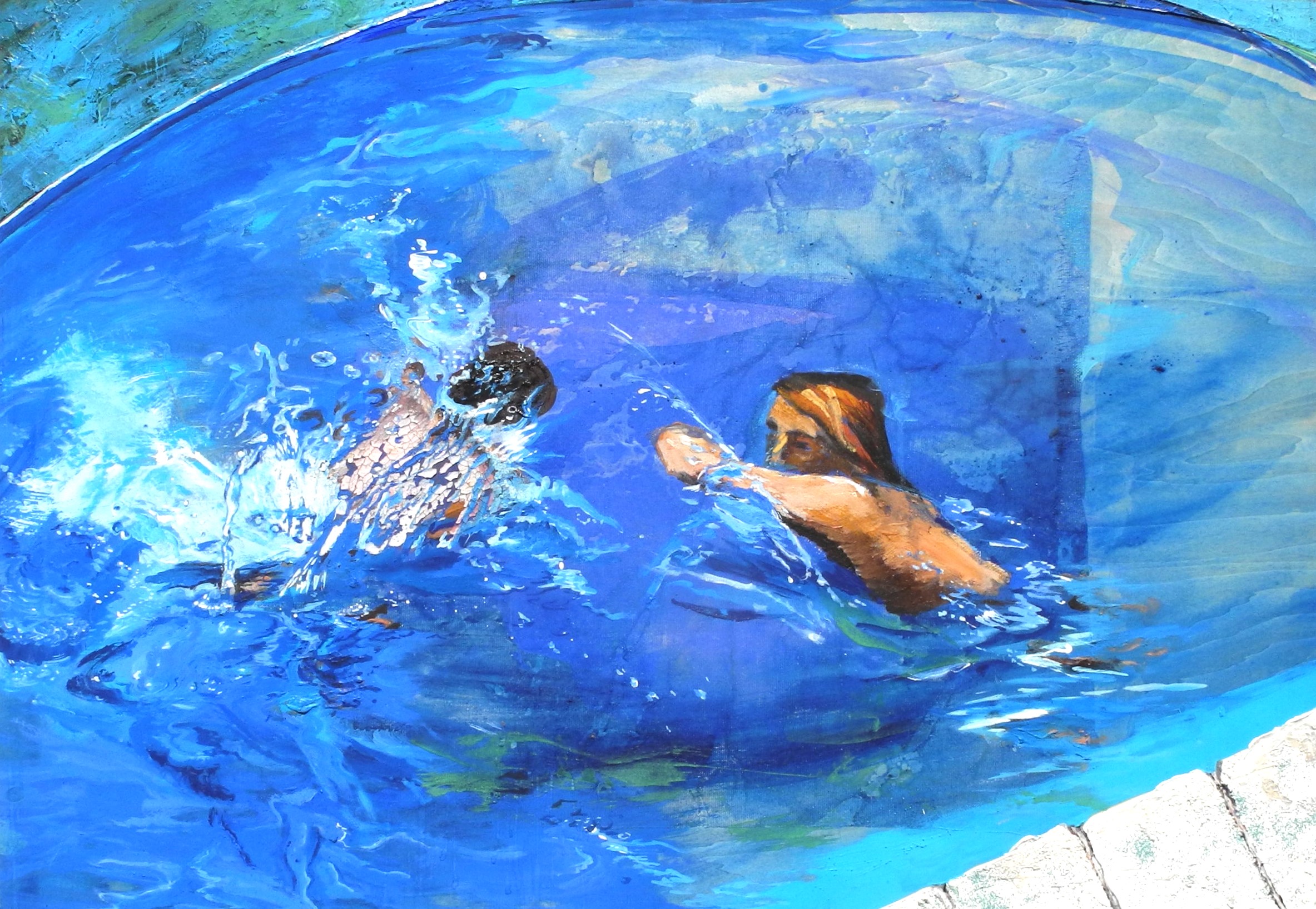 Bilder vom Wasser - der Pool von Roziewski, Elke