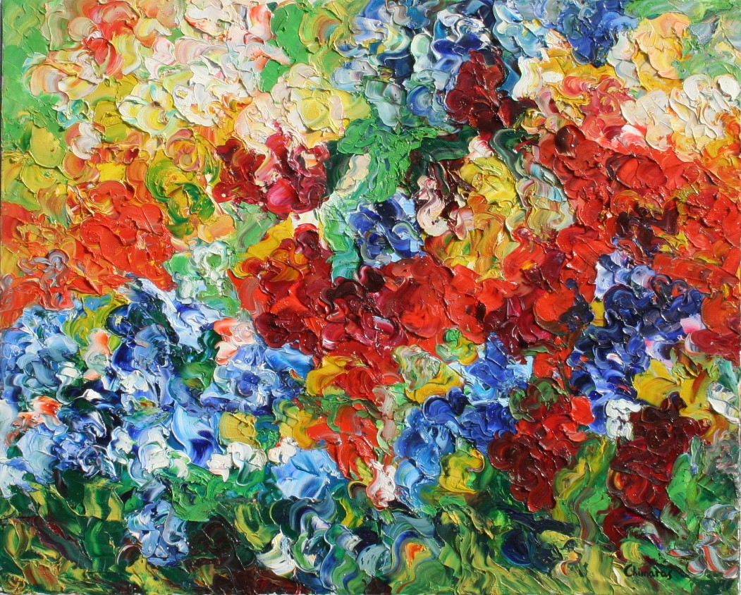 Iris et Giroflées Iris et Giroflées von CHIMARAS