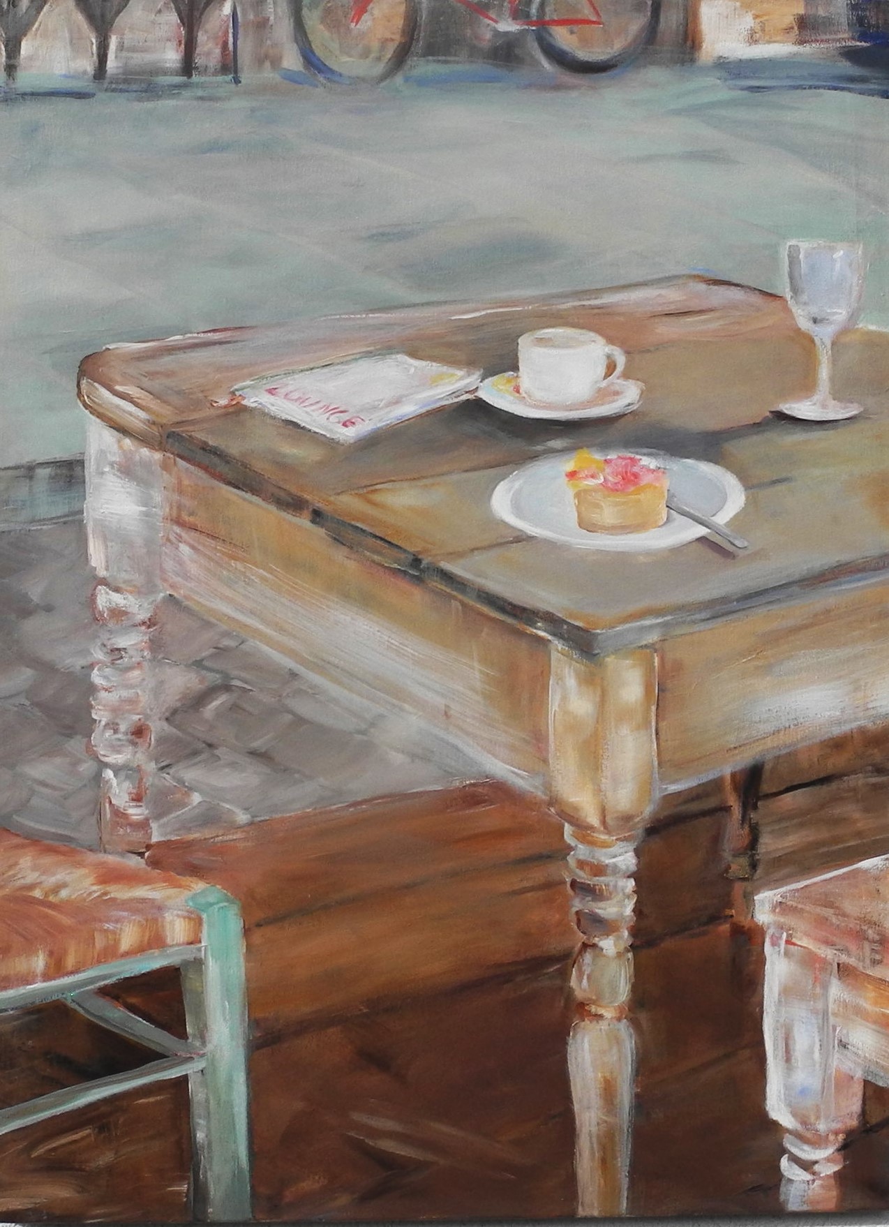 Tisch in Florenz / Table in Florence von Feldengut, Gisela