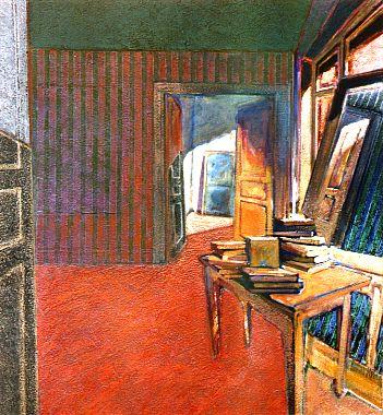 L'atelier au bout du couloir - 1992 von Gonthier, Jean-Pierre