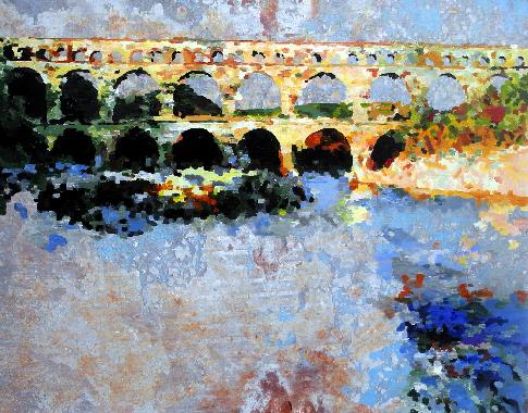 Le pont du Gard von Thehos, Volker