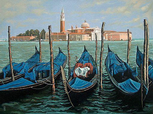 Blick auf San Giorgio Maggiore, Venedig von Gottschalk, Michael