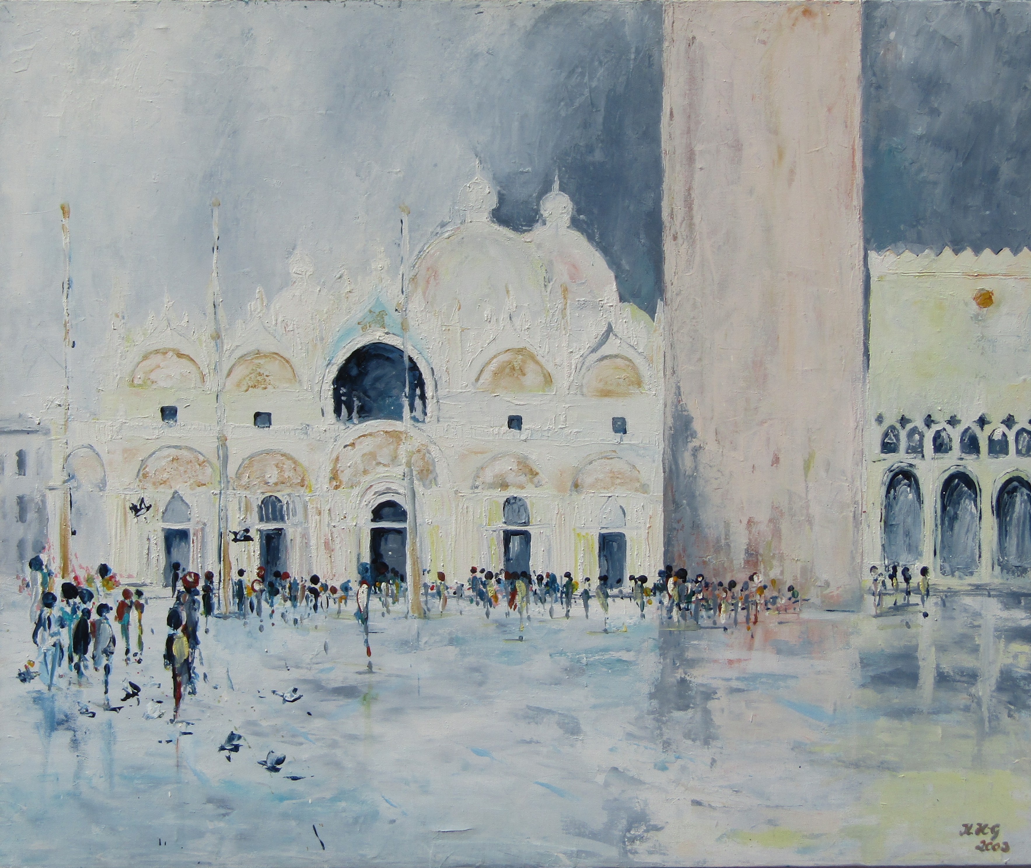 San Marco nach dem Regen von Hansen-Gluschitz, Katharina 