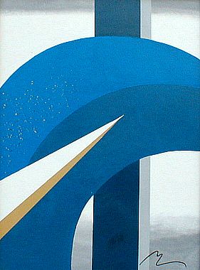 Grafik blau  von z.H. Nicole Menz Zi. 251, Aragon Seniorenzentrum