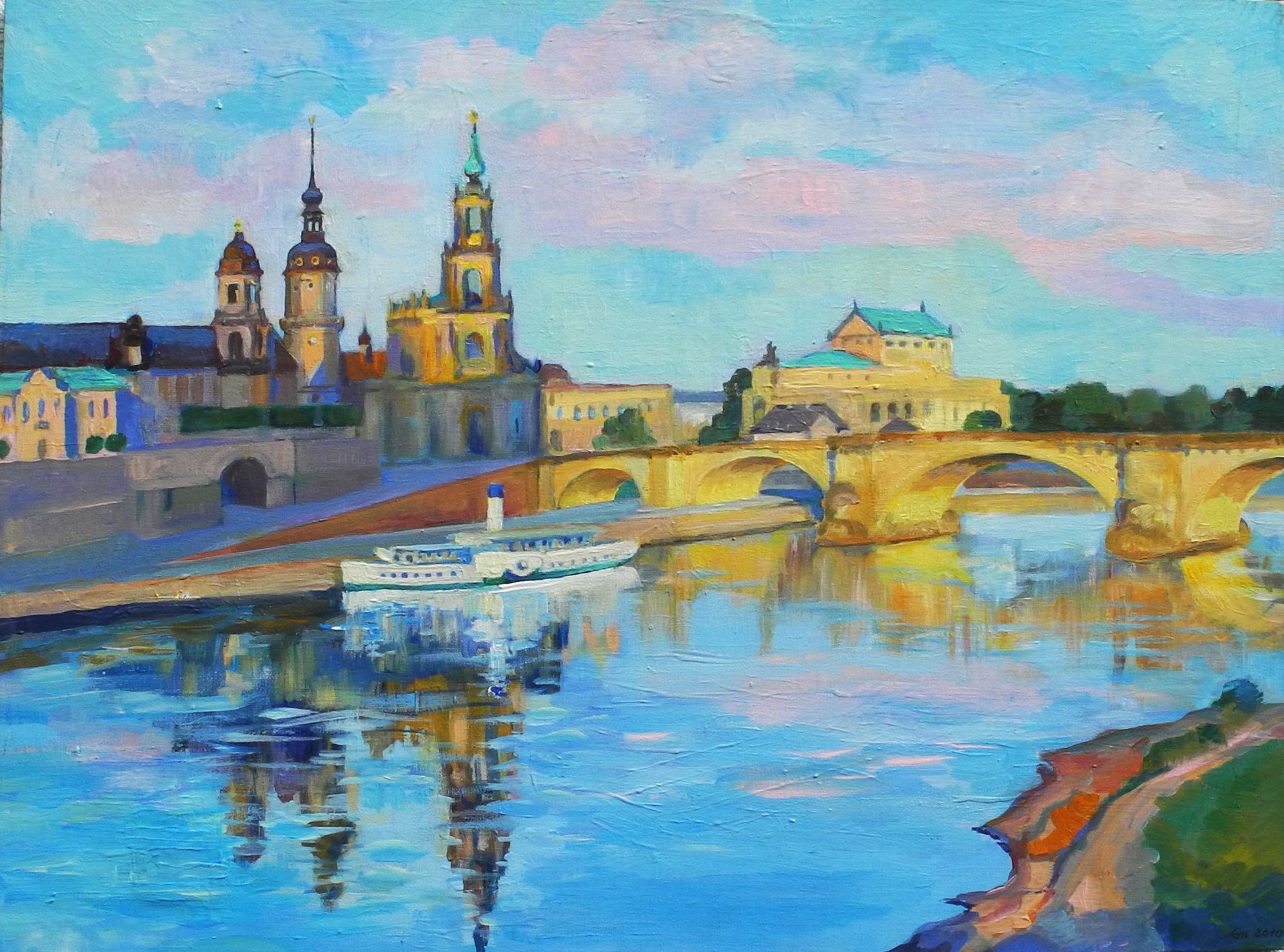 Augustusbrücke Dresden von Jonak (ehem. Generosow), Nadja