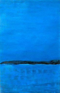 Komposition in Blau I von Schröger, Bernadette