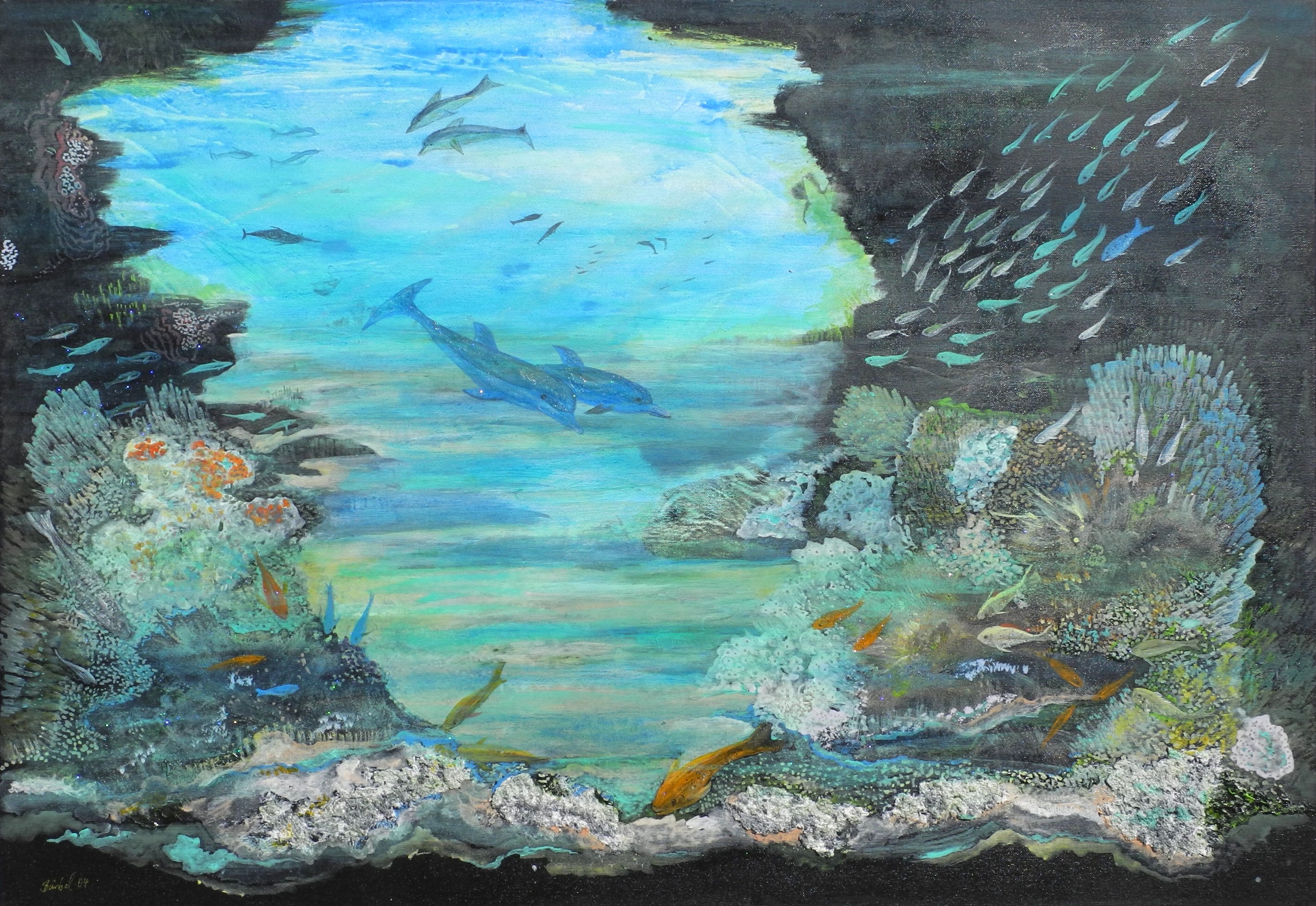 Delphine am Meeresgrund von Hoffmann, Bärbel 