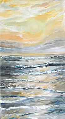 silberner Sonnenuntergang von Scheibel, Julia