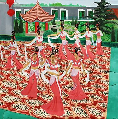 Chinese Dance von van der Linden, Renneke
