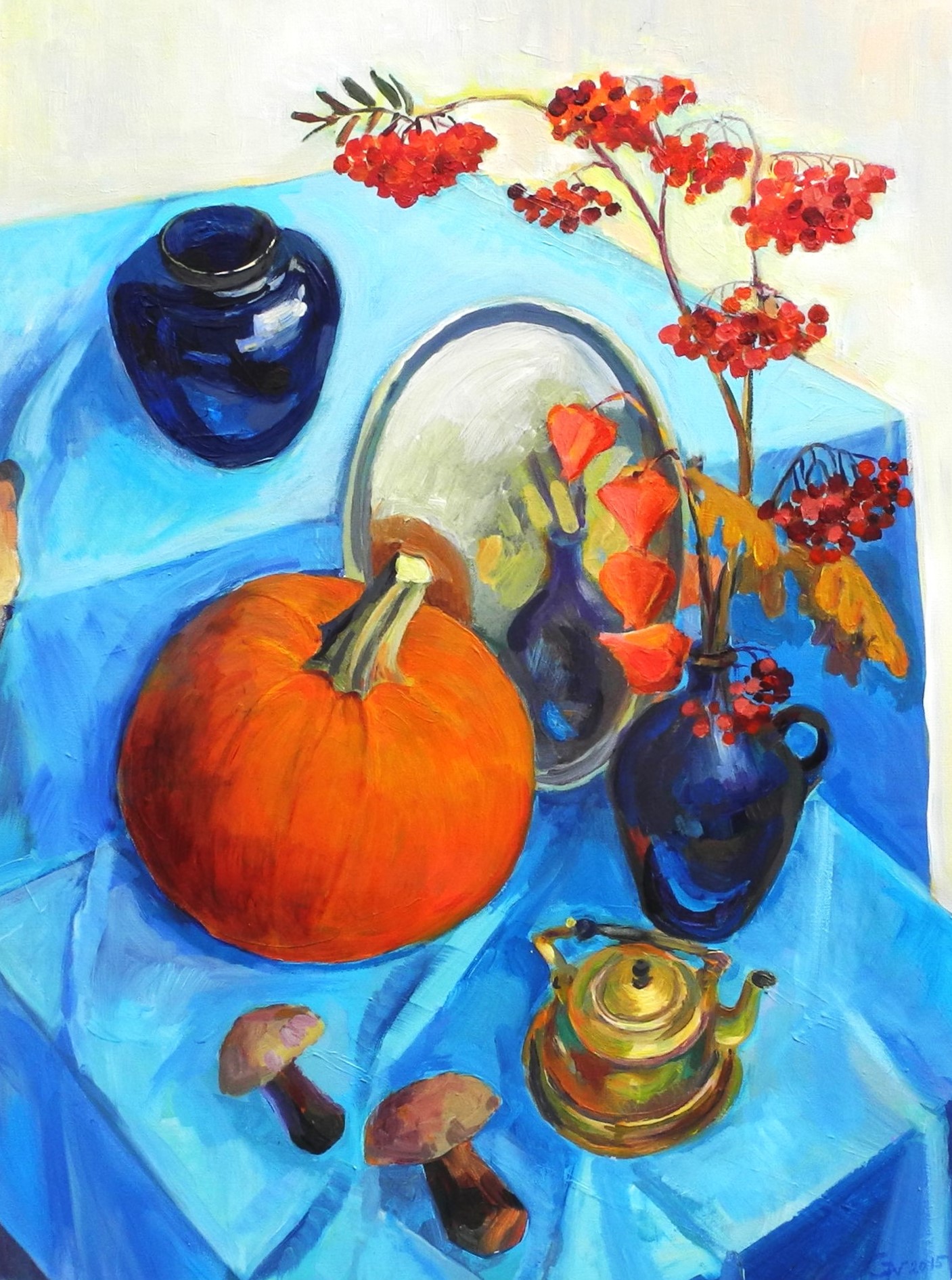 Kürbis und Pilze  von Jonak (ehem. Generosow), Nadja